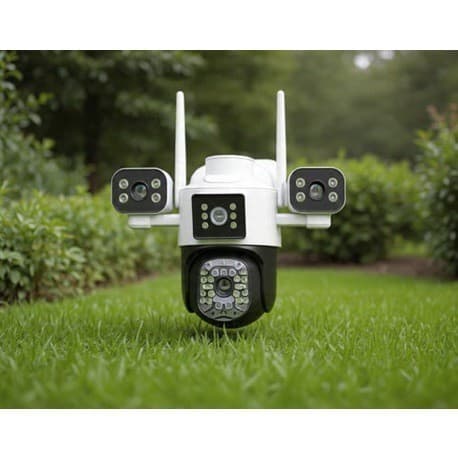 Câmera Segurança WiFi 3 Câmeras IT-BLUE SC-B67 Full HD Visão Noturna Áudio 2 Vias Yoosee