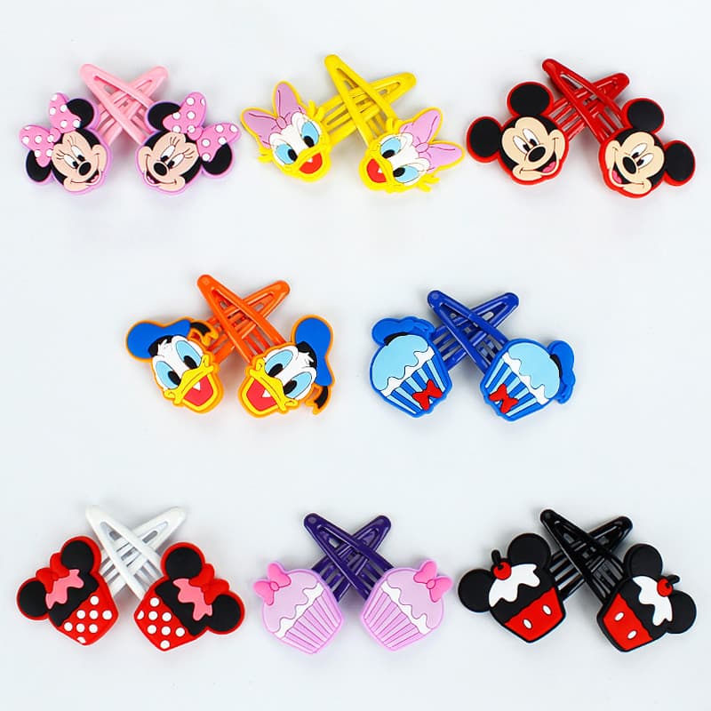 Disney Bonito Dos Desenhos Animados Mickey Minnie Menina Grampo De Cabelo Acessórios Para O Das Crianças