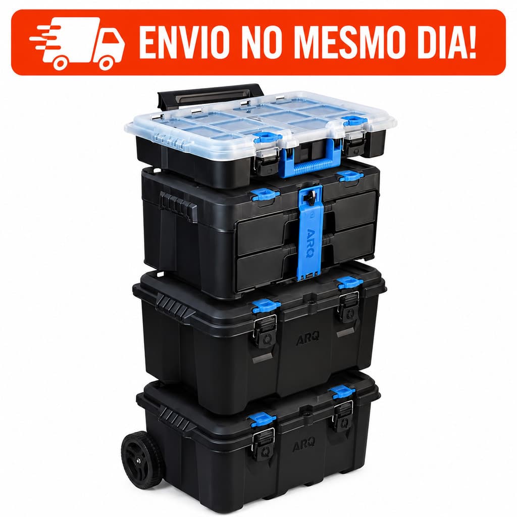 Caixa de Ferramentas Ultrabox 4 em 1 Arqplast Maleta Organizadora Multiuso para Ferramentas