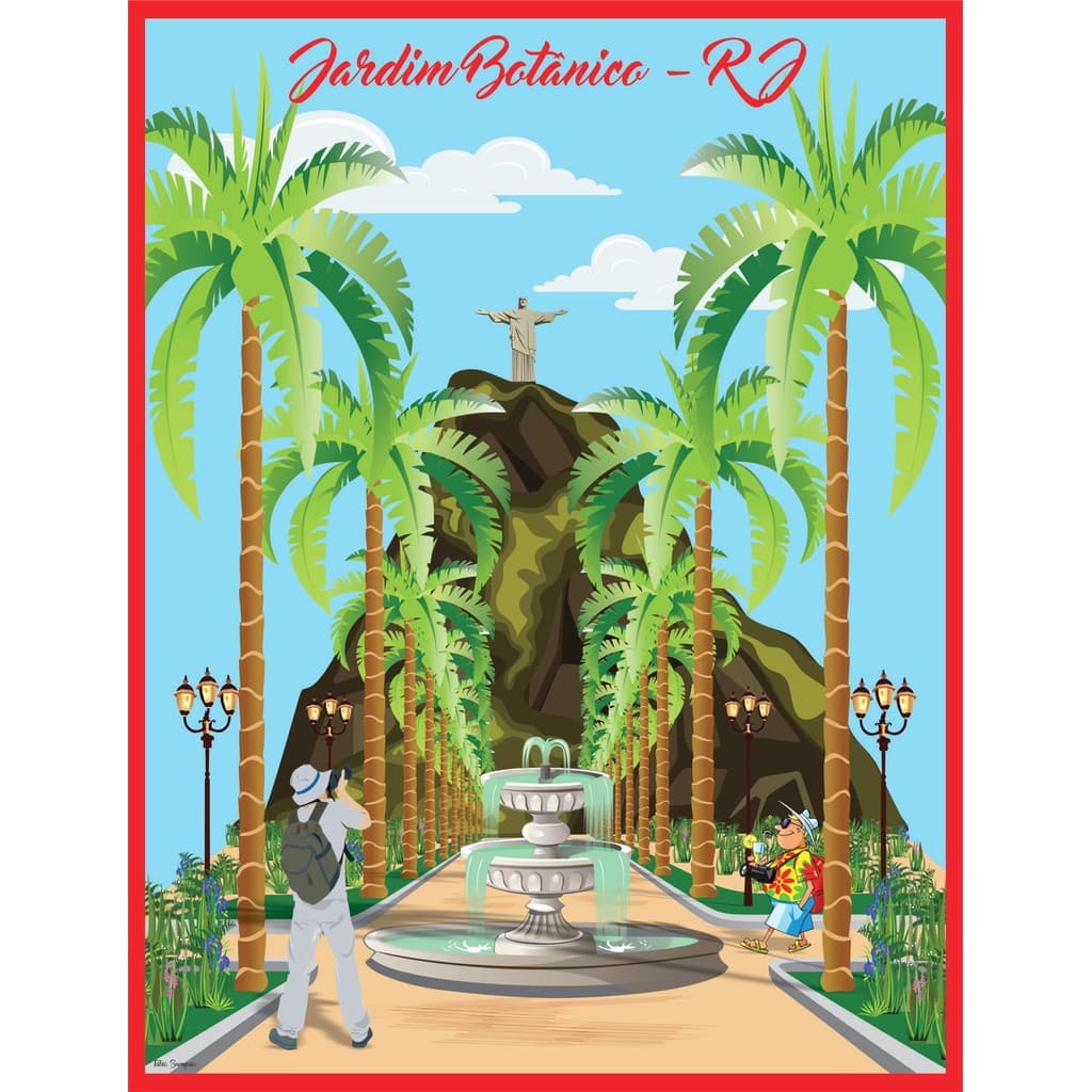 Quebra Cabeca 1000 Pecas Jardim Botanico Rj 98x74cm Grande