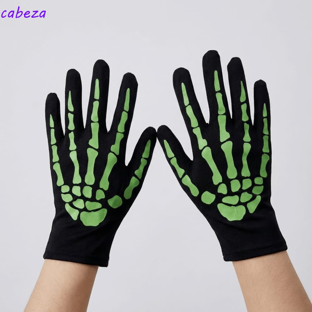 Luvas De Garra De Esqueleto CABEZA , Brilhantes Halloween À Prova De Vento , Aquecedores De Mão
