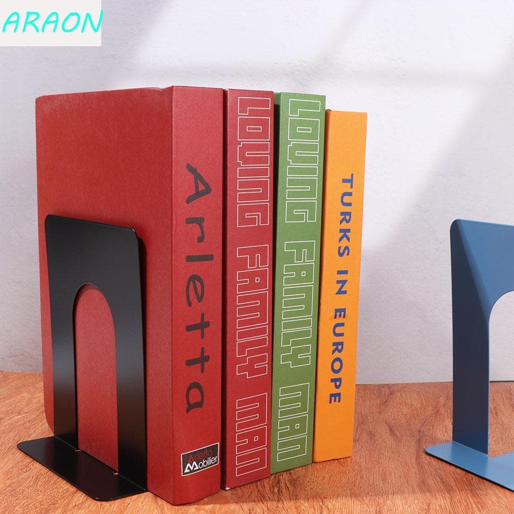 Suporte De Livro De Ferro , Suportes De Mesa Duráveis De Exibição , INS Simples Em Forma De L Revista De Rack
