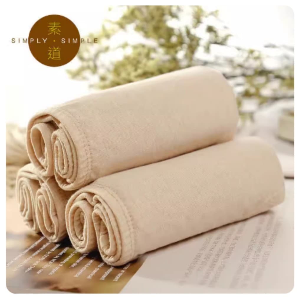 Cuecas femininas de algodão orgânico liso, cintura média, macio, delicado, respirável, confortável, toque diferente, alg