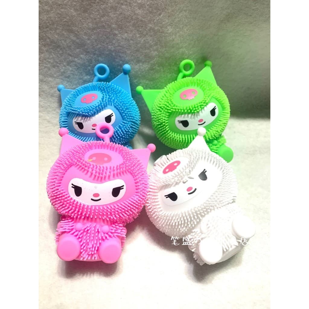 Crianças Kuromi queda luminosa não ruim ventilação Sanrio influenciador bola de pele densa espremer reduzir descompressã