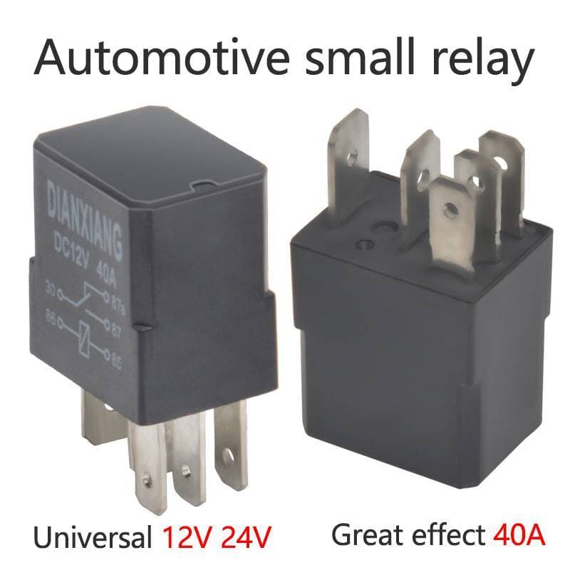 Relé Automotivo SS 40A 12V/24V 4 Pinos 5 Pequeno Controlador De Iluminação De À Prova D'água BR