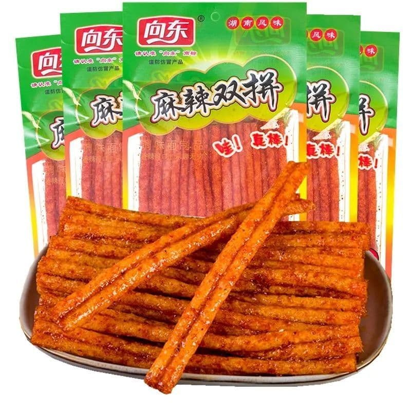 Tiras picantes picantes duplas picantes tiras longas comida infância nostálgica um lanche longo20260813