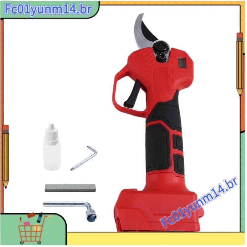 Tesoura De Poda Elétrica Sem Fio , Ferramenta De Jardim , Podador , Árvore Frutífera Para Bateria De 18V