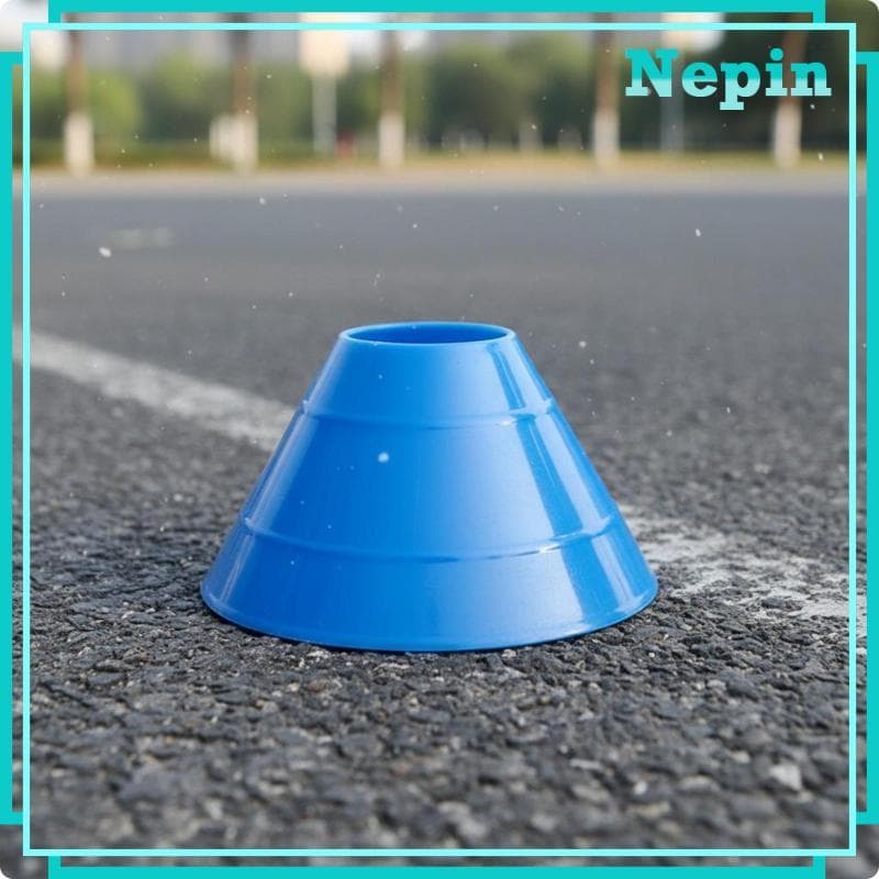 [Nepin] Mini Cone De Trânsito Marcador De Equipamento De Treinamento De Slalom Flexível Para Crianças Skate Em Linha E B