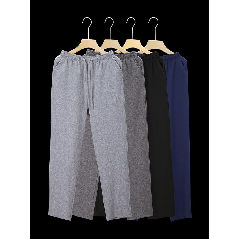 Modal calças casuais masculinas calças de verão Ultra-fino calças esportivas masculinas finas calças de seda gelo verão