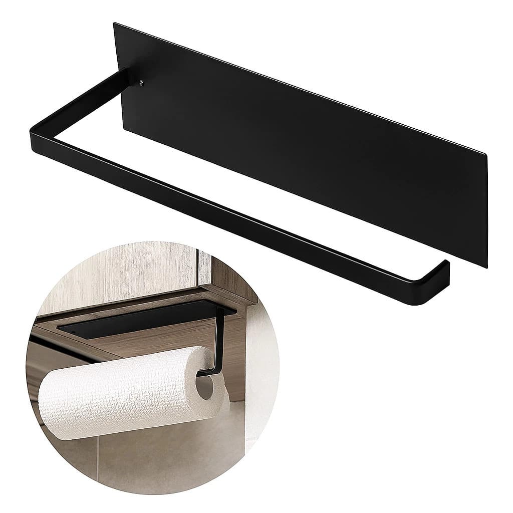 Porta Papel Toalha Suporte Metal Rolo Cozinha Adesivo Fita OIVIDA Original