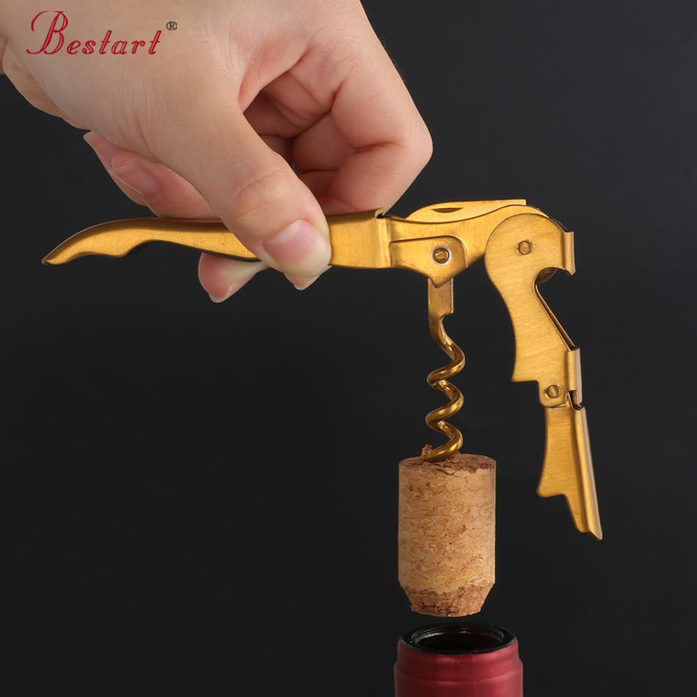 Aço inoxidável faca de cavalo marinho saca-rolhas Multi-Purpose cor abridor de lata vinho tinto saca-rolhas de cava