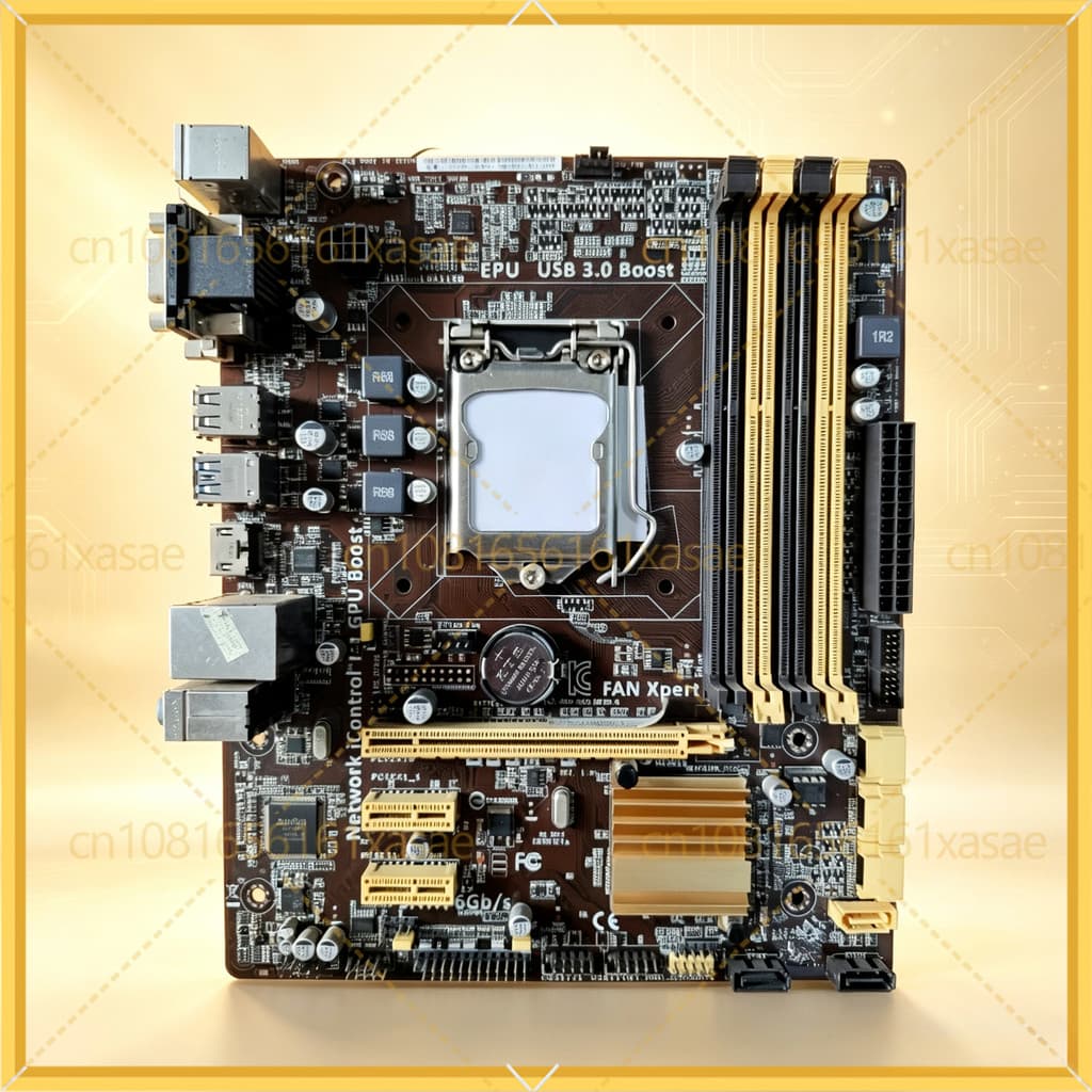 Usado Para ASUS B85M-G LGA1150 M-ATX Placa-Mãe DDR3 Max 32GB HDMI CPU Intel De 4a Geração 4790K