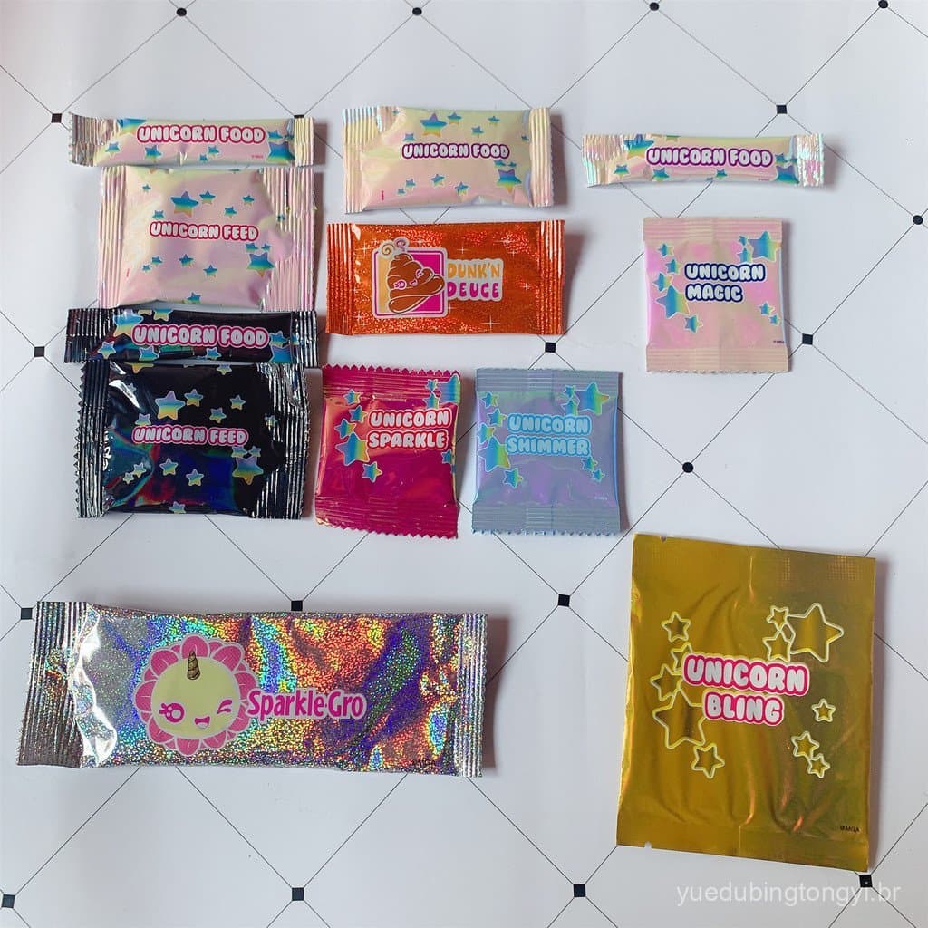 Slime unicórnio autêntico mais vendido, slime de cristal com pó de cocô e fragrância, mesmo estilo H3EU