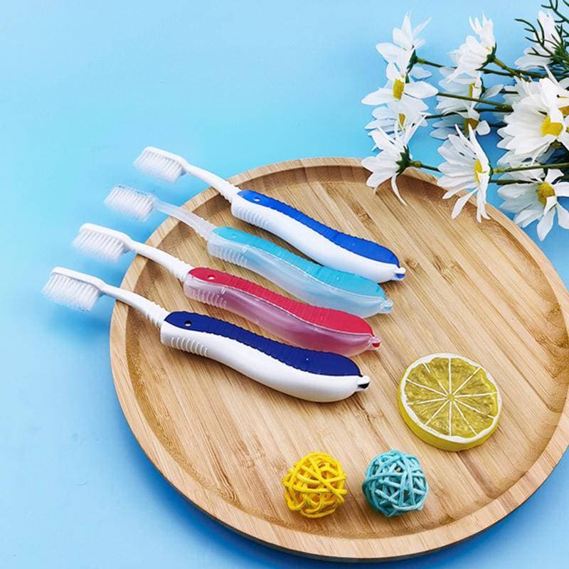 [maoting] Escova De Dentes Dobrável Descartável 3 5 10pcspact Portátil Para Higiene Oral Adequada Viagens , Trabalho , E