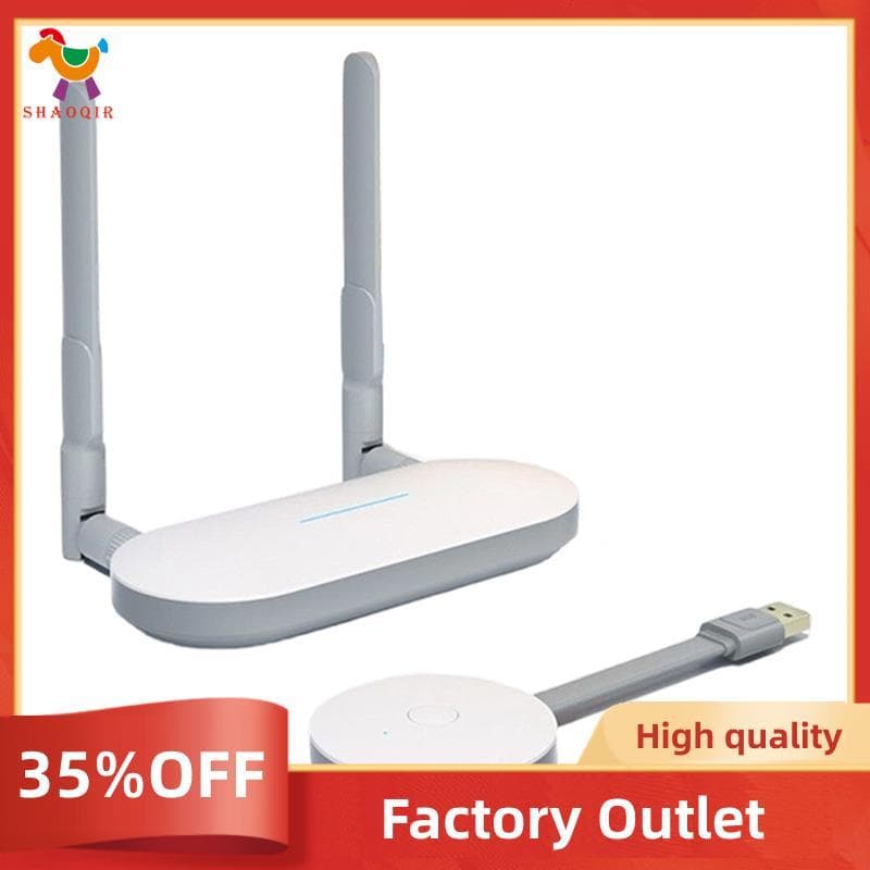 50m 5G-Extensor Sem Fio Compatível WiFi Display Dongle Longo Alcance-Kit Receptor Transmissor De Vídeo