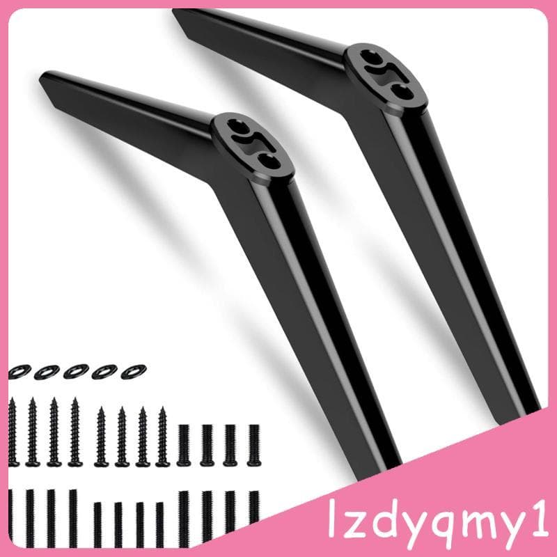 [Lzdyqmy1] Pernas De Substituição De TV Brilhantes Com Parafusos Finas De Suporte Estáveis Balanceadas Para Mesa
