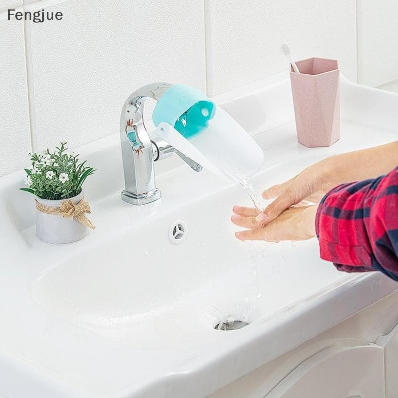 Fengjue Universal Extensor De Torneira Do Bebê Lavagem Das Mãos Dos Desenhos Animados Silicone Extensão Bonito À Prova R