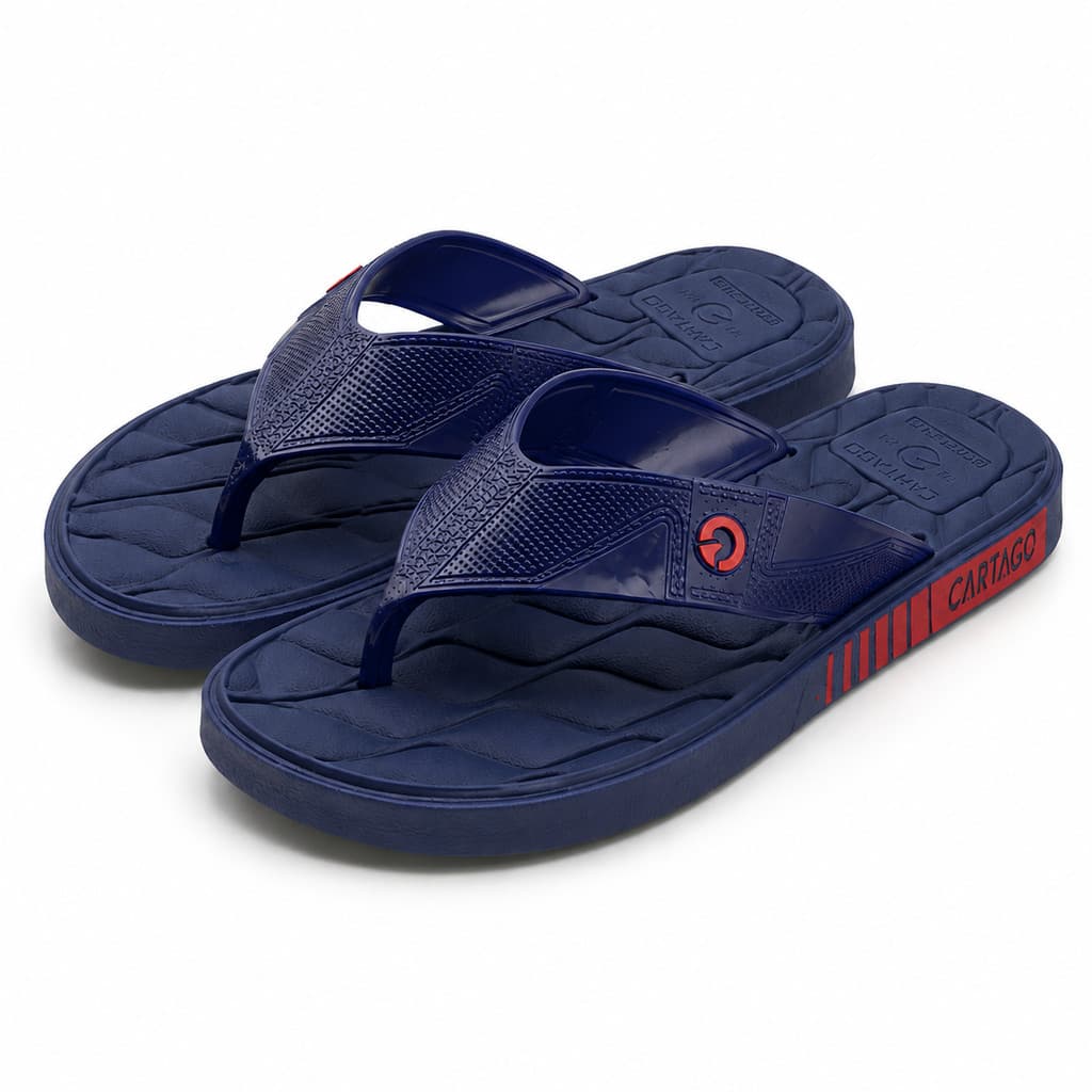 Chinelo Masculino Adulto Casual Moderno Básico Leve Confortável Macio Passeios Dia a Dia Praia Moda