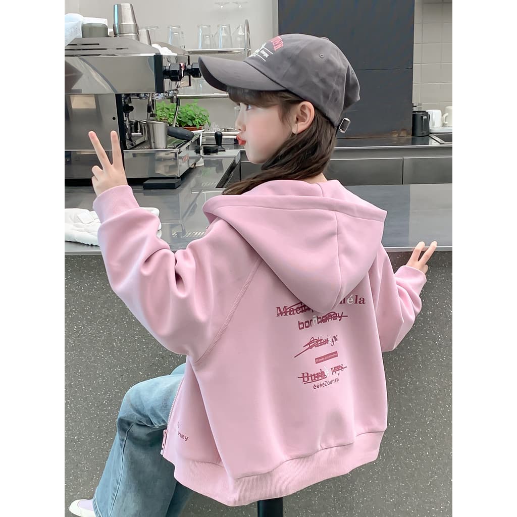 Meninas jaqueta primavera outono estilo 2026 novo estilo moda meninas outono roupas infantis moda topos roupas de outono
