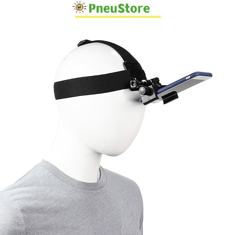 haostone Braet Montado Na Cabeça Ajustável Transmissão Ao Vivo Suporte Do Telefone Móvel Primeira Pessoa Perspectiva Fix