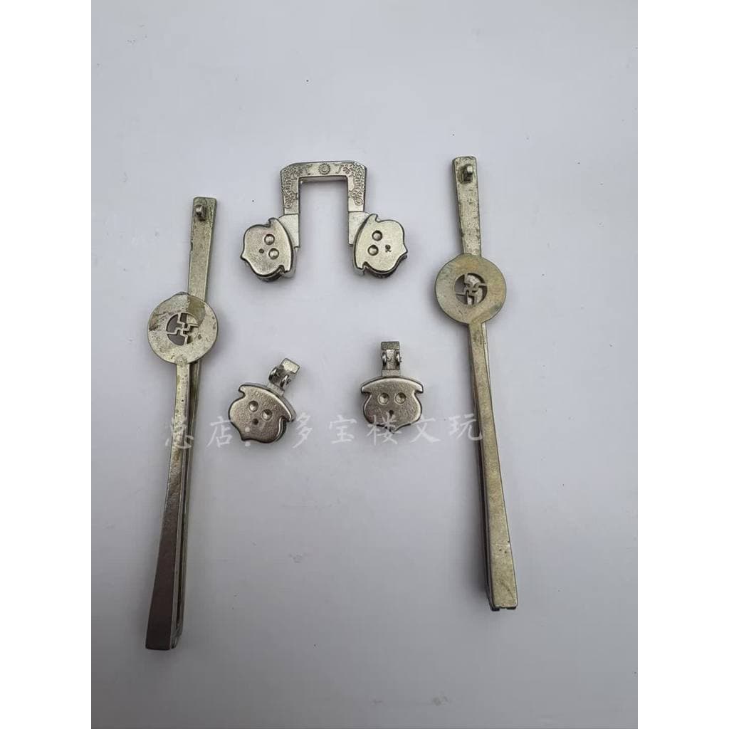 Retro óculos de cristal acessórios república da China óculos antigos liga quadro acessórios antiquados sem moldura óculo