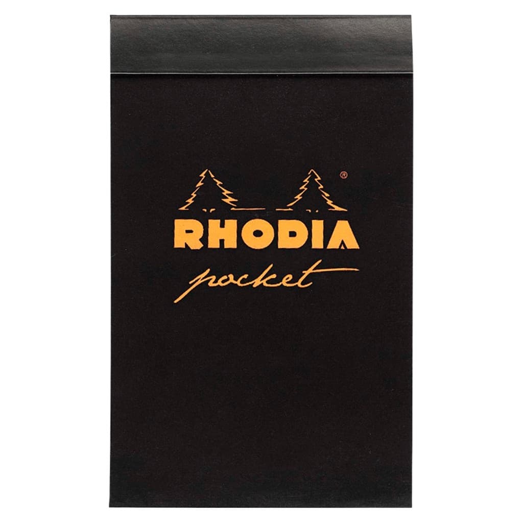 Bloco de Notas Pocket Black Rhodia 7,5x12 80g 40 Folhas 8559C