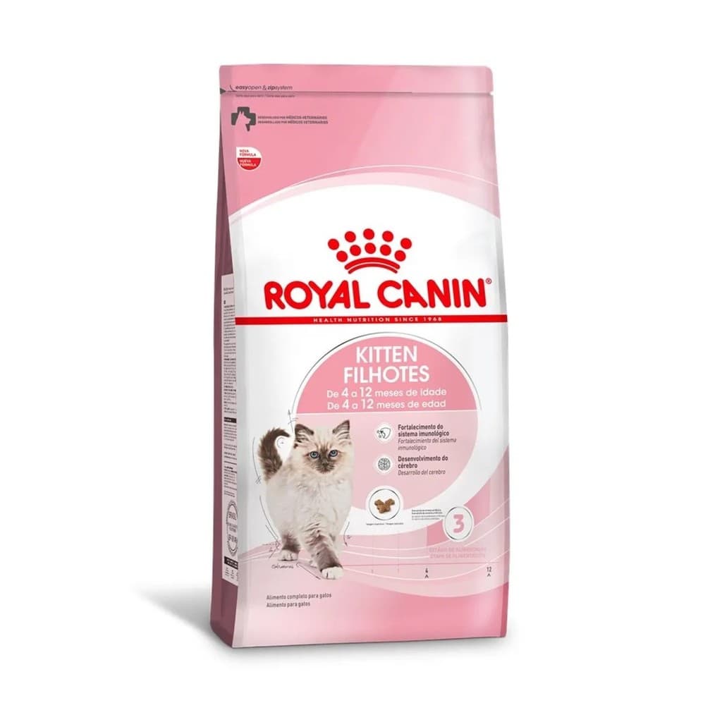 Ração Royal Canin Kitten Filhotes para Gatos 1,5 kg