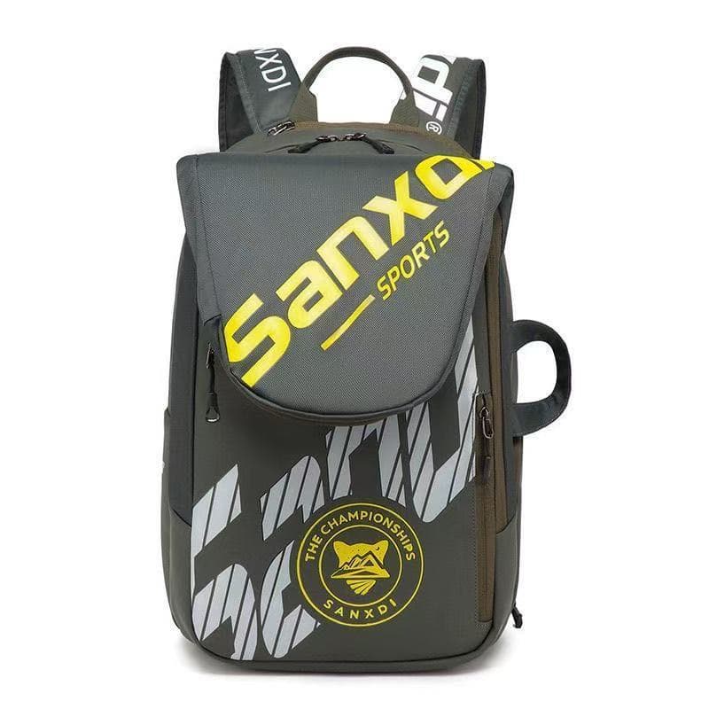 SANXDI saco de Badminton independente sapato armazém tênis mochila das mulheres dos homens mochila esportiva 3 pacote do