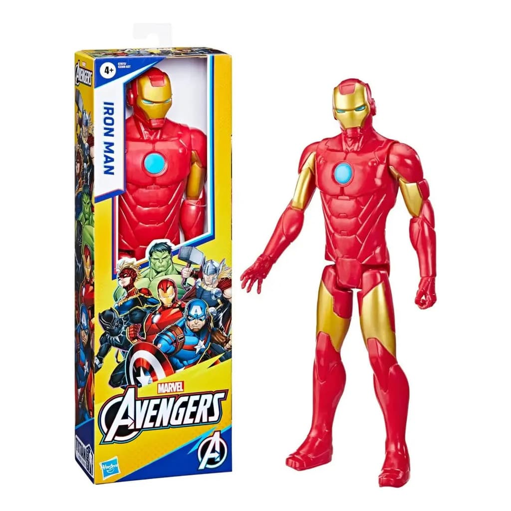 Boneco Homem De Ferro Avengers Titan Hero Ironman Hasbro