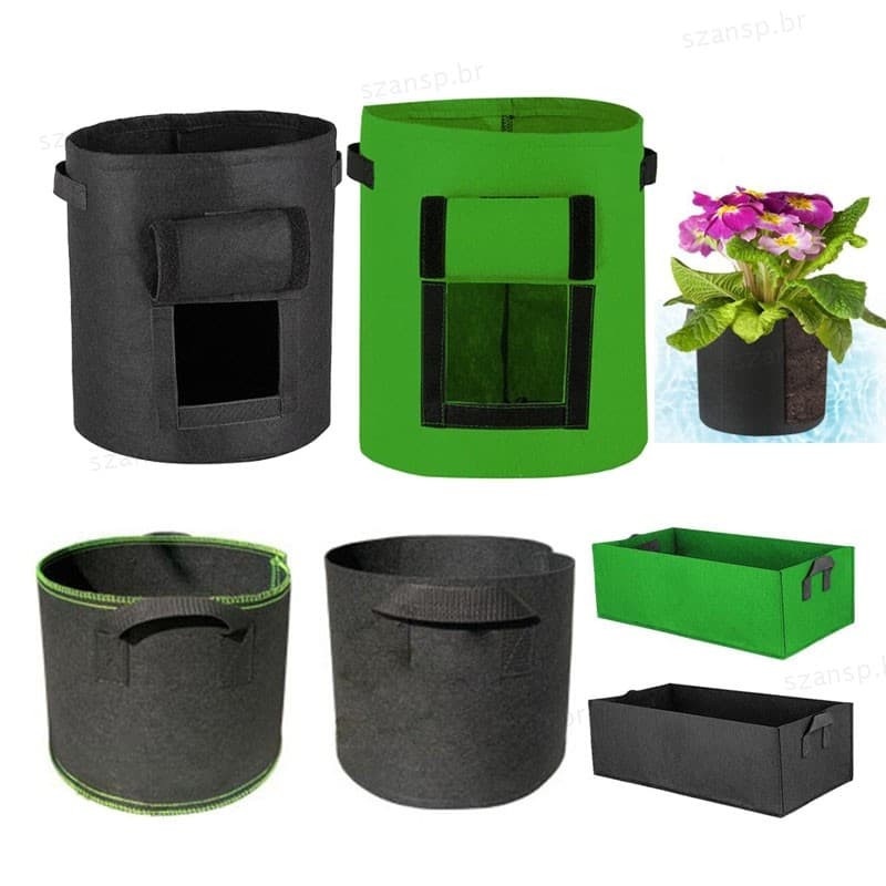 Tecido Batata Planta Vasos De Flores Crescer Sacos flowr Vaso Frutas Plantas Ferramentas Jardim Crescendo Vegetais Plant