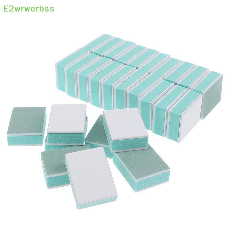 [E2wrwerbss] 50 Unidades De Buffer De Unhas Blo Grit Nail Art Lixa Polonês Gel UV Arquivos Brilhantes Novo