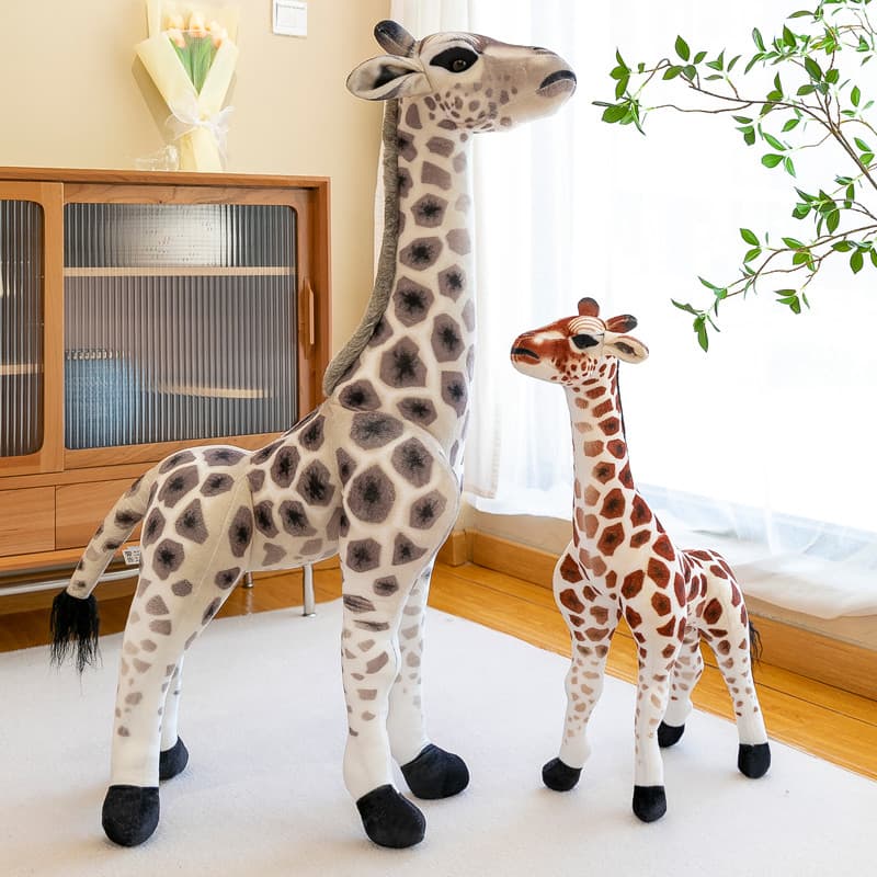 Girafa boneca sala de estar decoração influenciador fezes crianças grande boneca criativa pelúcia Animal dos desenhos an