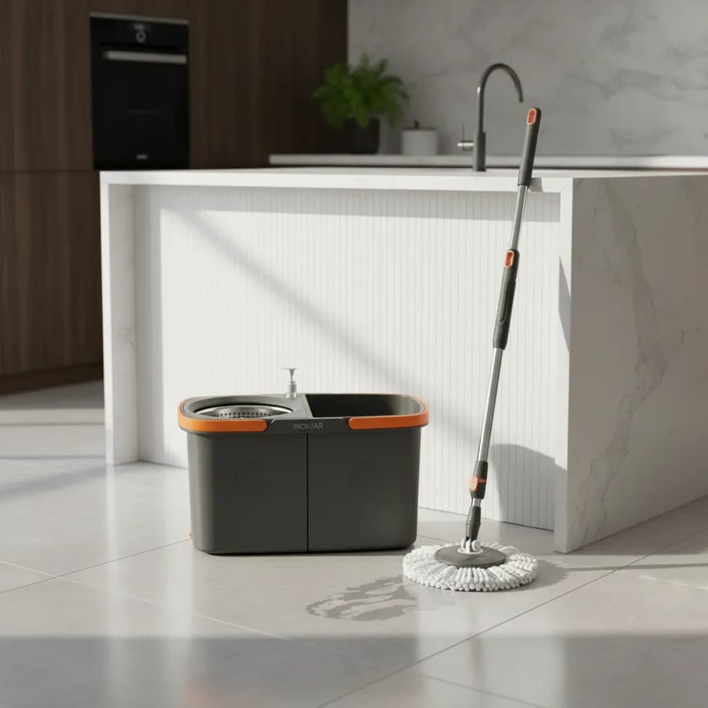 Mop Esfregão 2 Baldes Água Cesto Inox Superpro Bettanin