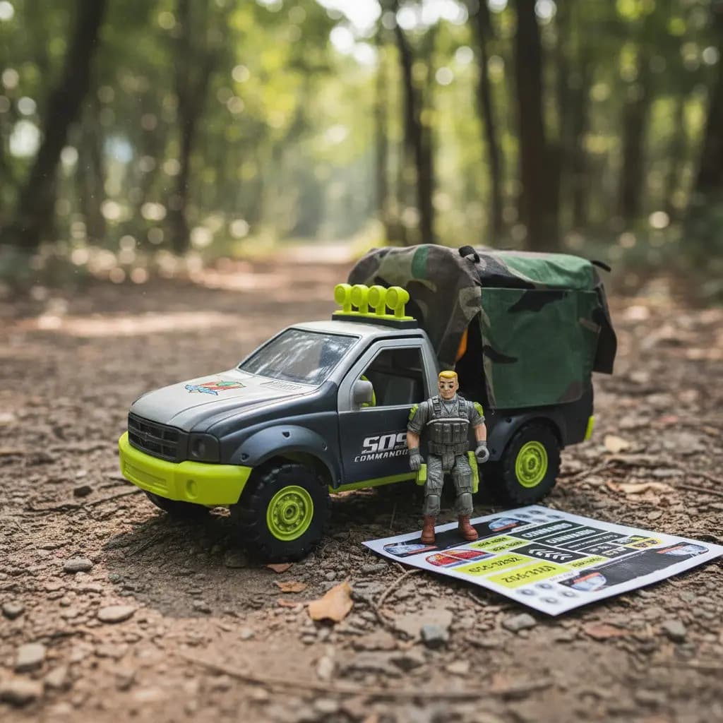 Pick Up Explorer  Sos Commandos + Boneco + Capota