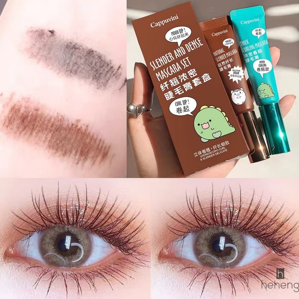 Cappuvini Animal Tube Mascara À Prova D'água Alongamento Curling Longa Duração Natural