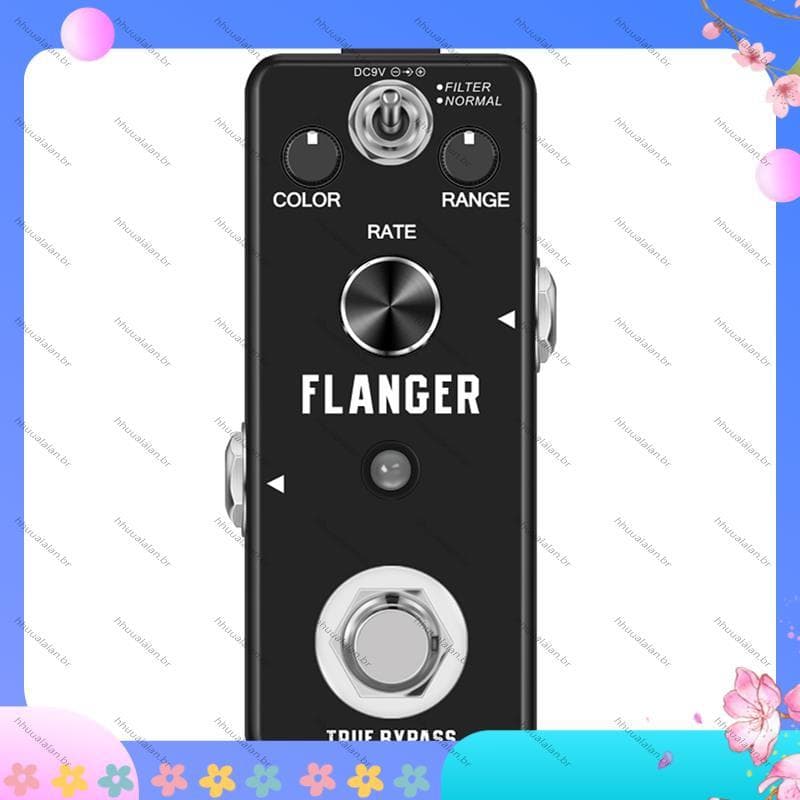 [Alta Qualidade H] Pedal De Efeitos De Guitarra Sobrecarga Distorção Atraso Coro Vibrato Reverberação Efeito Clássica LE