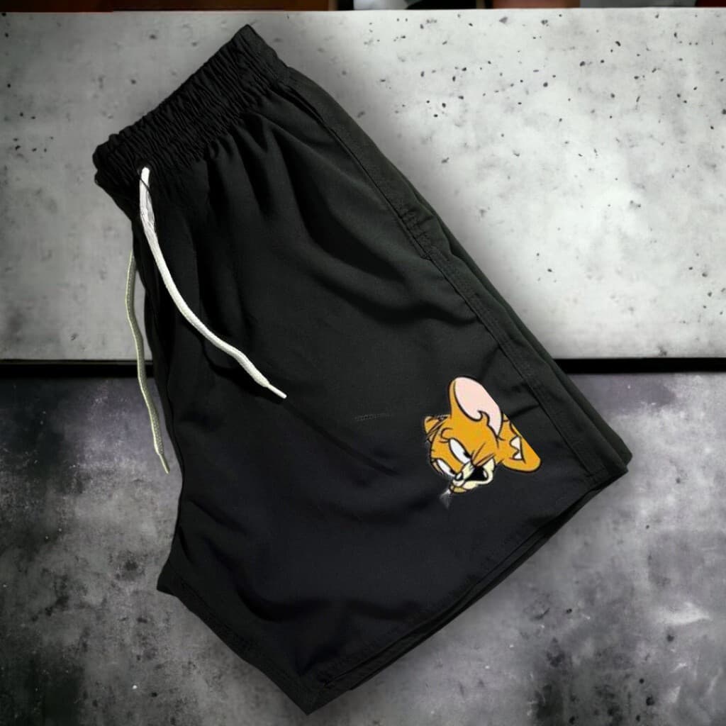 Bermuda Tactel TOM JERRY Short Praia Esportivo Treino Academia Masculino