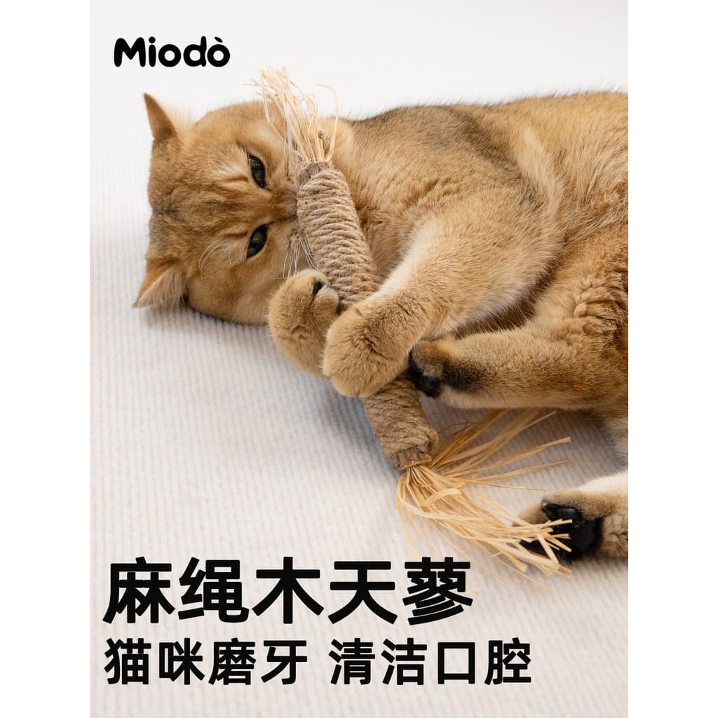 Mutianli Molar Stick Brinquedo para gatos Auto-feliz alívio do tédio Ferramenta útil para gatinhos provocando bastão par