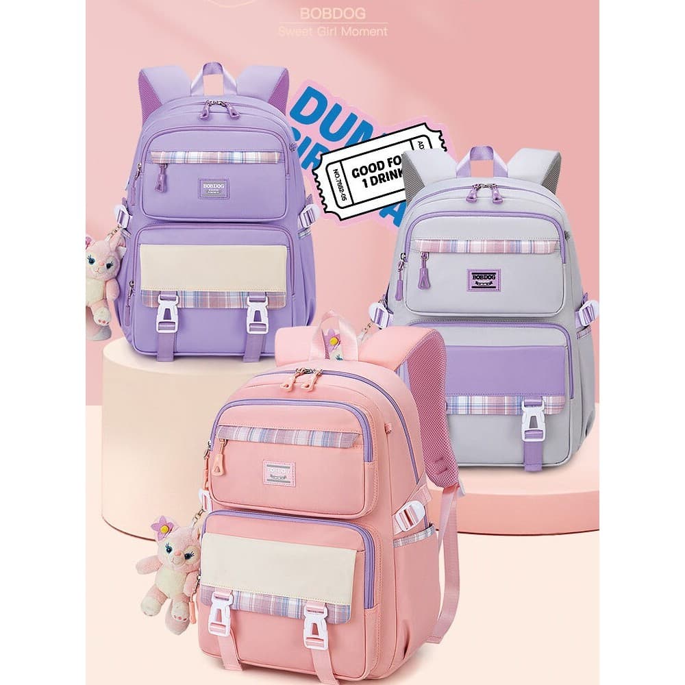 Babudou mochila escolar infantil, estudantes da escola primária, novo estilo, para meninas, dois, três a seis séries, pr