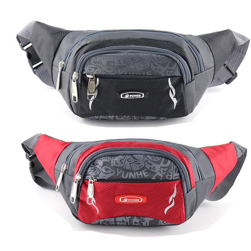 Nova bolsa de cintura feminina de grande capacidade multifuncional moda viagem ao ar livre lazer coleta de dinheiro trab