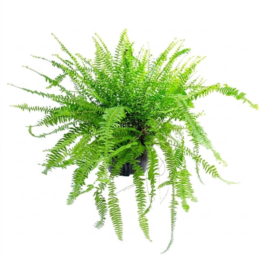 Muda de Samambaia de Metro Paulistinha Nephrolepis Planta Pendente Decoração Jardim Interior Cuia 21