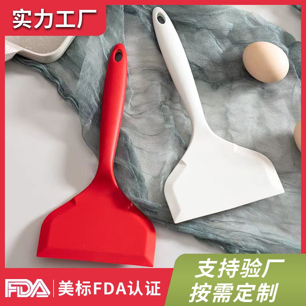 Espátula de silicone Tamagoyaki japonesa, espátula antiaderente, espátula grossa para queima de ovos, espátula de silico