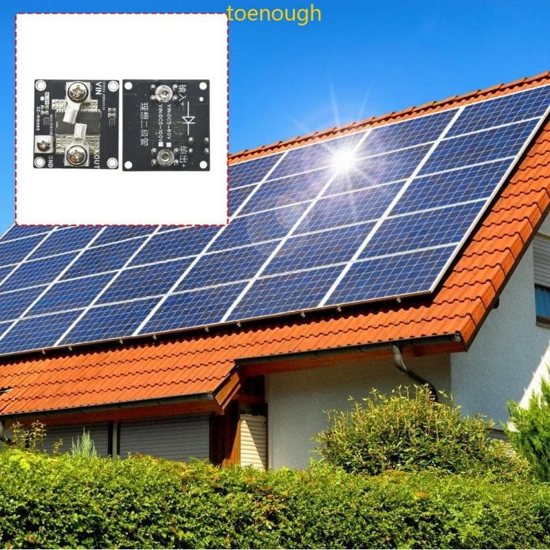 Módulo Prevenção Refluxo Do Dedo Pé Para Circuitos Corrente Contínua Placa Diodo Ideal Armazenamento Solar E