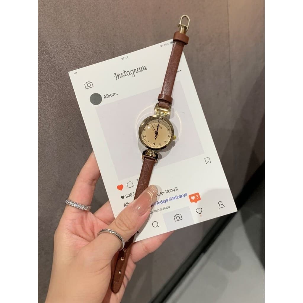 relogio feminino pequeno delicado relogio feminino luxo 2026 novo estilo relógio feminino estudantes do ensino médio tem