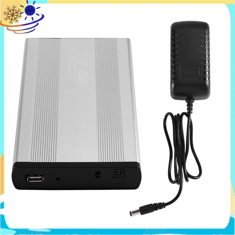 [Le's Shop] Disco Rígido IDE USB2.0 Para HD Caixa Externa Com Fonte De Alimentação De Plugue Ue