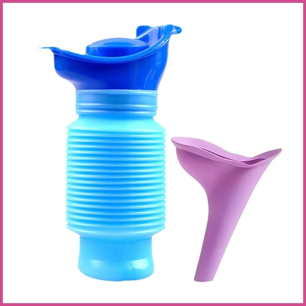 Mictórios De Viagem Para Homens 750ml Expandido Masculino Dobrável Potty Recipiente Na Estrada Estádio Casa mubow1br