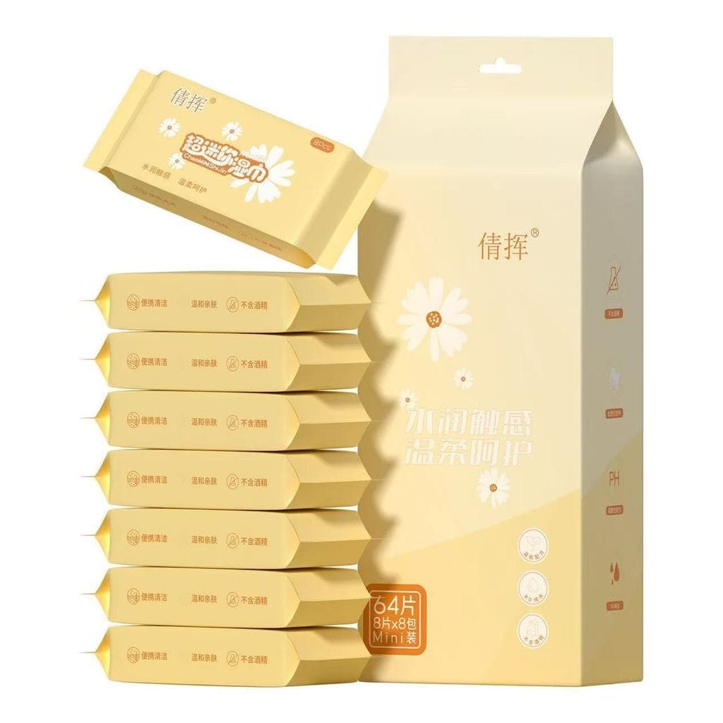 Mini lenços umedecidos, saco pequeno, lenços umedecidos para estudantes, portátil, portátil, infantil, mão, boca, toalhe