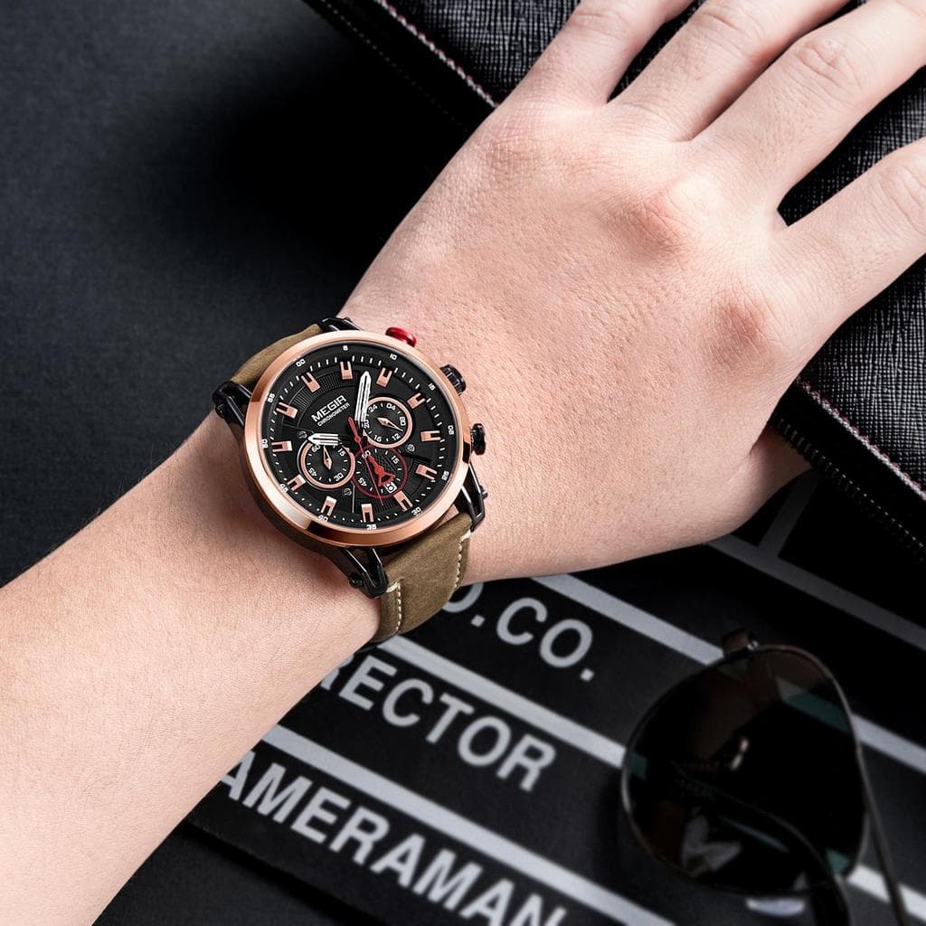 Relógio de quartzo novo produto moda oco caso multifuncional esportes quartzo à prova dwaterproof água relógio masculino