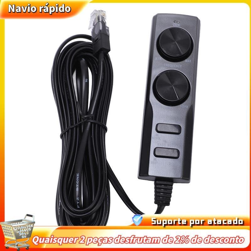 Controle De Fio Para WX130DA Carro Estéreo Ultra Fino Subwoofer Alto-Falante Cabo Áudio E Do
