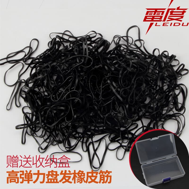 Salão de beleza estilo estúdio cabelo amarrando borracha banda cabeleireiro loja faixa de cabelo anel de borracha preto